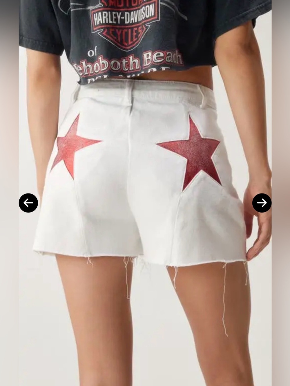 Nasty Gal Star Bum Denim Cutoff Shorts